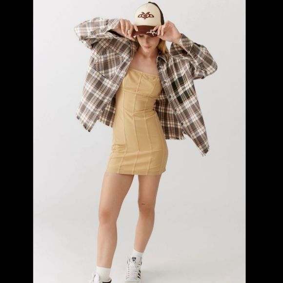 UO Bari Corset Mini Dress - Picture 4 of 7